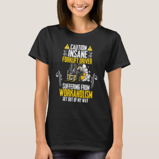 Camiseta Operador de elevador de horquilla certificado de a