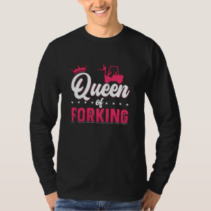 Camiseta Operador De Elevadora De Horquilla Reina Del Camió