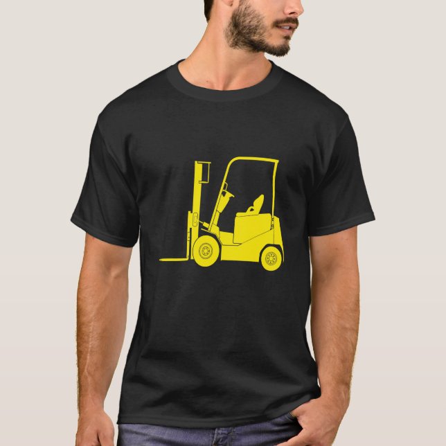 Camiseta Operador de elevalunas de horquilla - Funny Driver (Anverso)