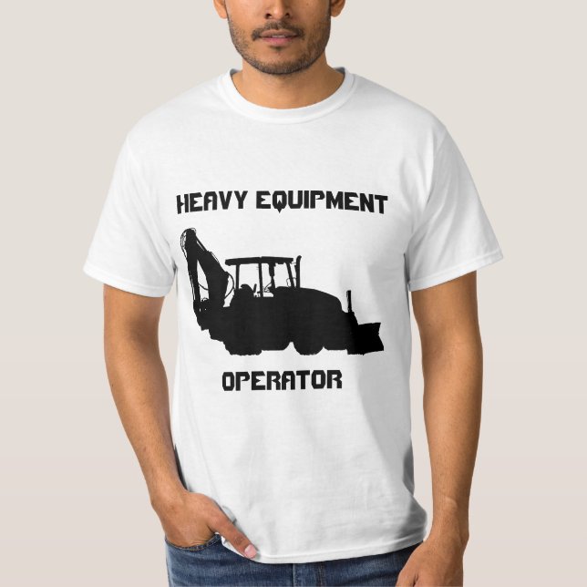 Camiseta Operador de equipo pesado (Anverso)