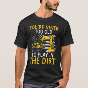 Camiseta Operador de equipo pesado Operador Backhoe Hombres