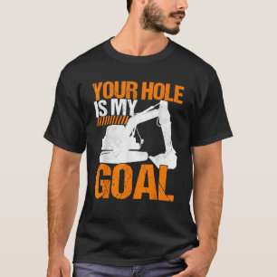 Camiseta Operador de equipo pesado Operador de excavadora