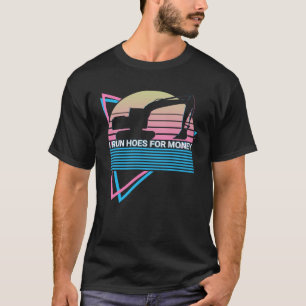Camiseta Operador de equipo pesado Retro HEO HEV I Run Hoes