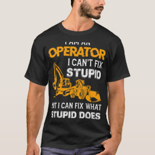 Camiseta Operador de equipos pesados