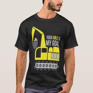 Camiseta Operador de excavador de equipos pesados Dredger W