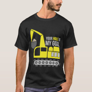 Camiseta Operador de excavador de equipos pesados Dredger W