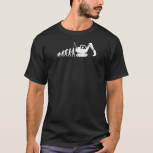 Camiseta Operador de excavadora Conductor Trabajador de la