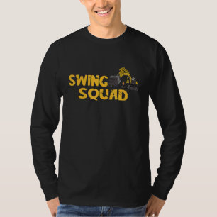Camiseta Operador de excavadora en sitio de construcción Sw