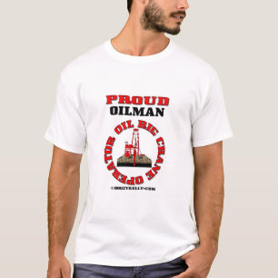 Camiseta Operador de grúa de la plataforma petrolera,