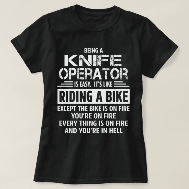 Camiseta Operador de Knife (Diseño del anverso)