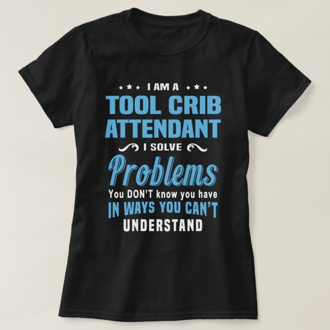 Camiseta Operador de la cuna de herramientas (Diseño del anverso)