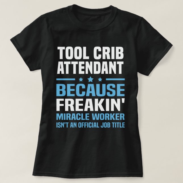 Camiseta Operador de la cuna de herramientas (Diseño del anverso)
