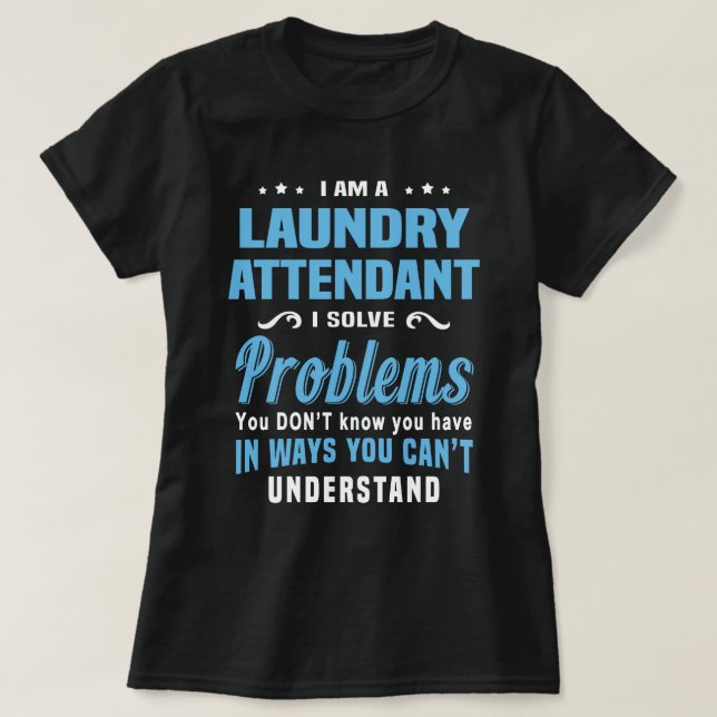 Camiseta Operador de lavandería (Diseño del anverso)