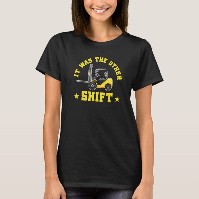 Camiseta Operador De Levantamiento De Horquilla Para Mens E (Anverso)