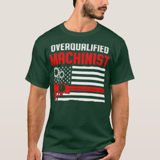 Camiseta Operador de máquina sobrecalificado