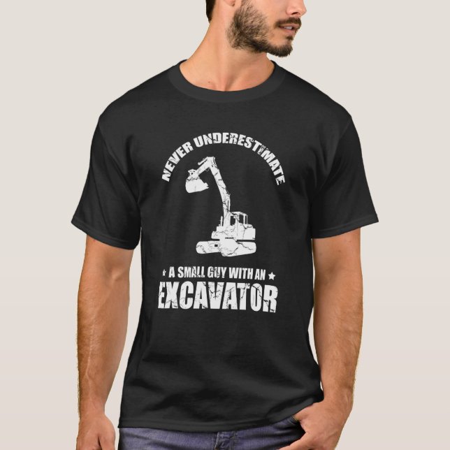 Camiseta Operador de maquinaria pesada para máquinas extrav (Anverso)