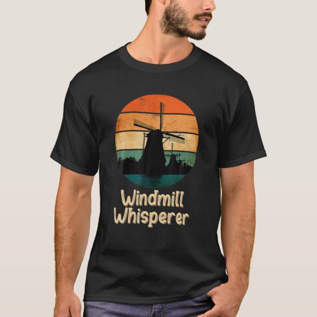 Camiseta Operador De Molino De Viento Para Windtech Fun Win (Anverso)