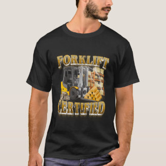 Camiseta Operador de montacargas con certificación
