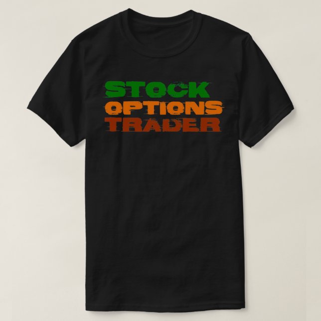 Camiseta Operador de opciones de stock (Diseño del anverso)