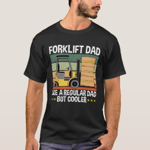 Camiseta Operador de papá de Forklifter Forklift de almacén