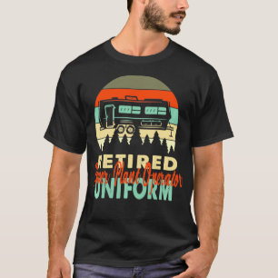 Camiseta Operador De Planta De Energía Retirado Uniforme Rv