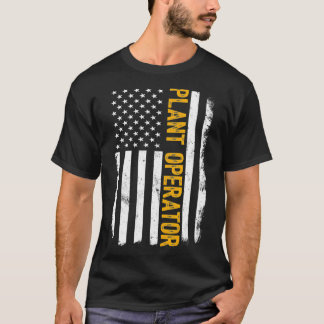 Camiseta Operador de planta, Operador de planta de bandera