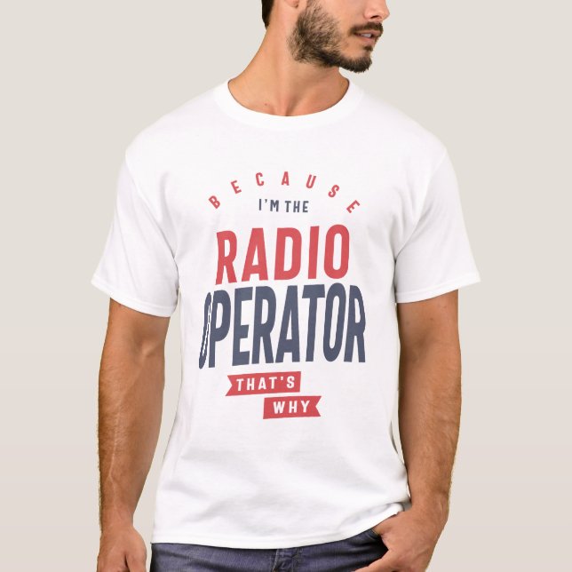 Camiseta Operador de radio (Anverso)