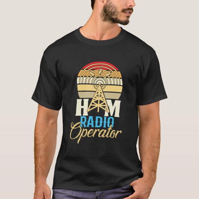Camiseta Operador de radio aficionado de Ham (Anverso)