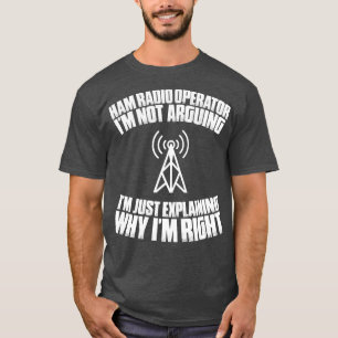 Camiseta Operador de radio aficionado de Ham (1)