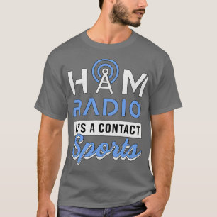 Camiseta Operador de radio aficionado de Ham Radio Antena