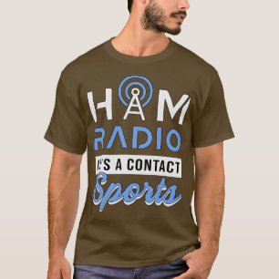 Camiseta Operador de radio aficionado de Ham Radio Antena