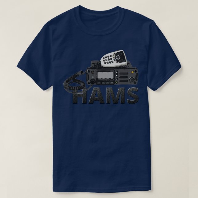Camiseta Operador de radio aficionado de Hams (Diseño del anverso)