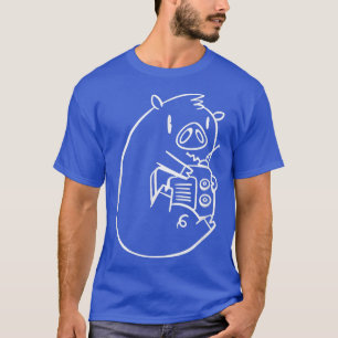 Camiseta Operador de radio aficionado de vintage Pig Holdin