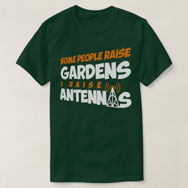 Camiseta Operador de radio Ajuste de antena Ham Radio regal (Diseño del anverso)