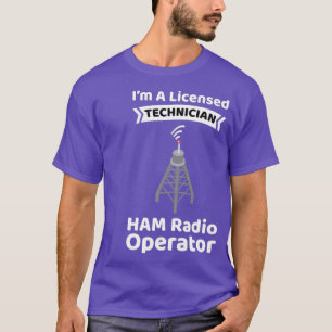 Camiseta Operador de radio amateur Funny Ham Radio