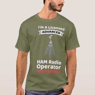 Camiseta Operador de radio amateur Funny Ham Radio Advanced