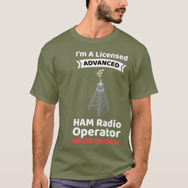 Camiseta Operador de radio amateur Funny Ham Radio Advanced (Anverso)