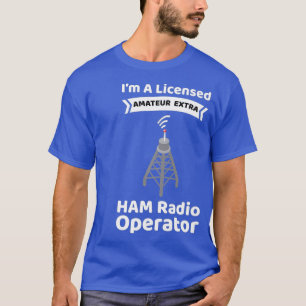 Camiseta Operador de radio amateur Funny Ham Radio Amateur