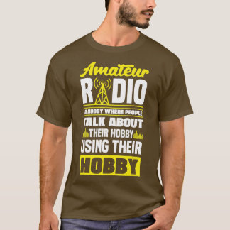 Camiseta Operador de radio amateur HAM Radio Funny HAM Oper