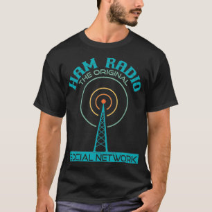 Camiseta Operador de radio Mens Ham Amateur Original Social