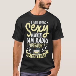 Camiseta operador de radioaficionado radio amateur código m