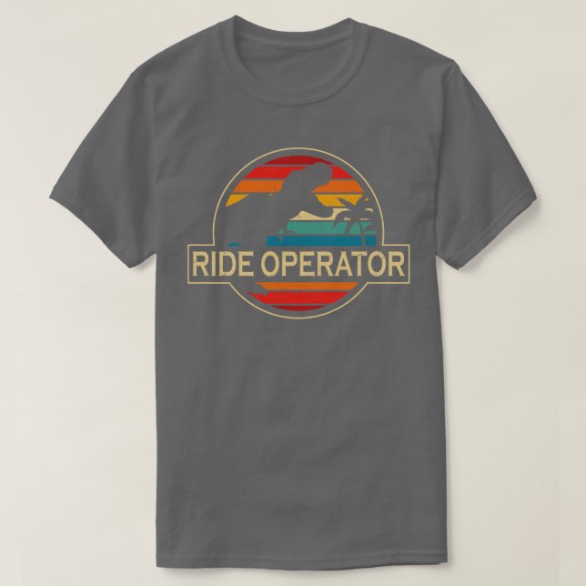 Camiseta Operador de Ride Dinosaur (Diseño del anverso)