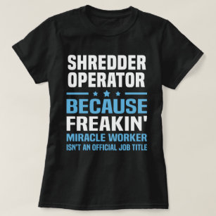 Camiseta Operador de Shredder