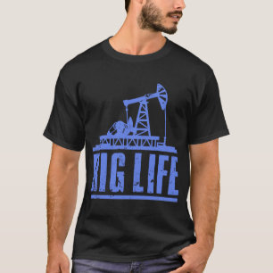 Camiseta Operador de torre de ruedecilla de petróleo de los