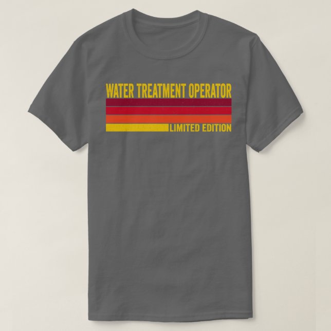 Camiseta Operador de tratamiento de agua (Diseño del anverso)