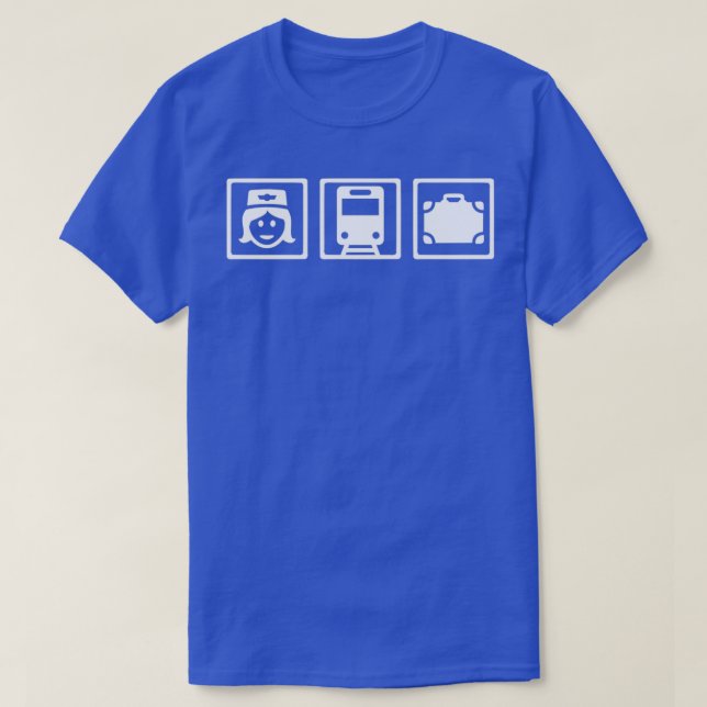 Camiseta Operador de trenes 1 (Diseño del anverso)