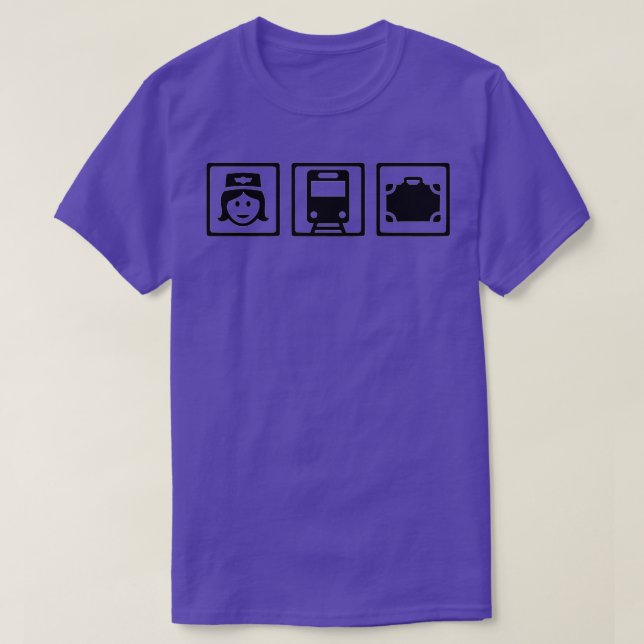 Camiseta Operador de trenes 10 (Diseño del anverso)