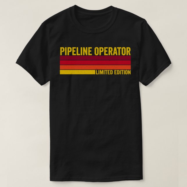 Camiseta Operador de tubería (Diseño del anverso)