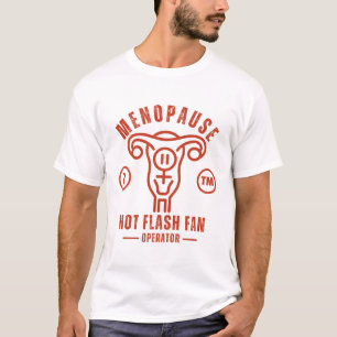 Camiseta Operador de ventilador para sofocos de menopausia