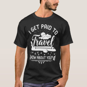 Camiseta Operador de vuelo Life Stewardes Cabin Crew Fly Gi